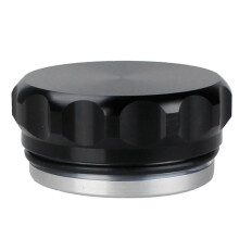 (1 Inch, Black) Universal Car Modified Weld on Oil Fuel Tank Cap Water Tank Cover Filler Neck and Cap Car Modificati