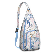 Sac bandoulière fleuri pour femme - Imperméable et antivol
