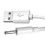 Καλώδιο φόρτισης με στρογγυλή τρύπα USB σε καλώδιο δεδομένων DC3.5mm για ανεμιστήρα 1