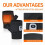 Guantes calefactables recargables con pantalla digital, 1 par 5