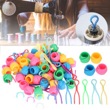 100Pcs Bobbin Clips for Sewing Thread Spools Anti Drop Holder Accessories