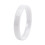 Keramische trouwring, wit, 4 mm, maat 12 1