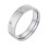 Herrvigselring i rostfritt stål, silver, 6 mm, storlek 12 1