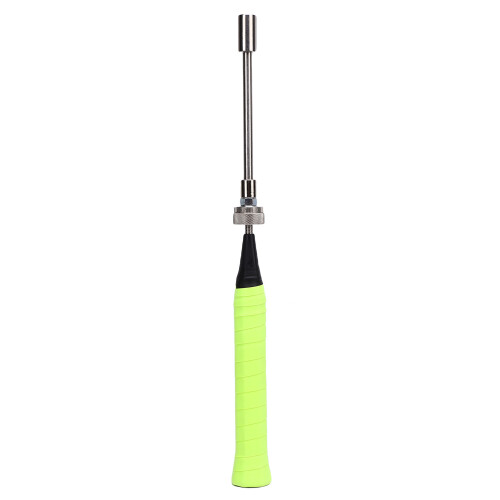 Grüner Edelstahl-Badminton-Schläger-Schwungtrainer 1