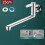 Extended wall mounted single cold kitchen sink mop pool faucet rotatable 2