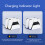 Edge Controller Dock, 5,8 x 5,3 x 2,6 Zoll, Grau-Schwarz 7