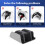 Edge Controller Dock, 5,8 x 5,3 x 2,6 Zoll, Grau-Schwarz 10