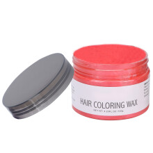 120g Pink Temporary Hair Coloring Wax for Men Women Easy To Apply & Clean