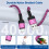 2.1A Dual USB Wall Charger + 2 Cables (6ft/10ft) – Compatible with iPhone 14/13/12 6