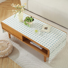 Rectangle Coffee Table Tablecloth with Pockets mall Tea Cloth Cover Table Runner Living Room