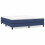 VidaXL vidaXL Boxspringbettgestell Blau 180x200 cm Stoff 1
