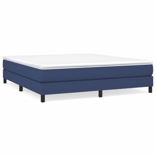 VidaXL vidaXL Boxspringbettgestell Blau 180x200 cm Stoff