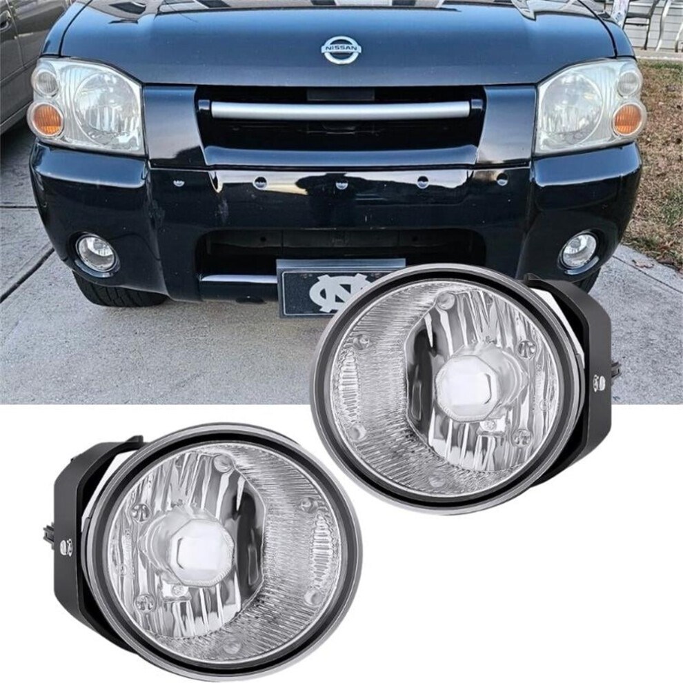 Fog Assembly For 2000 2001 Nissan Maxima 2000 -2003 Nissan Sentra & Frontier 2002-2004 Nissan Xterra With Clear Lens Fog Lamps Replacement Light 9448483021722