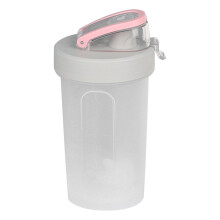 300 ml-es műanyag shaker palack, 10 oz-os szivárgásmentes, BPA-mentes edzőpohár fehérjekeverékekhez, edzés előtti – kompatibilis a