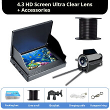 HD Waterproof Underwater Fishing Camera with IR Night Vision, Wide Angle – Compatible with Ice, River & Boat