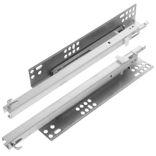 Drawer Slide Trash Can Divider Bottom Mount 2 Pcs
