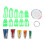 SILENRADAWN Sewing Quilting Tools Fabric Bias Tape Maker Tools Plastic 1 Set 1