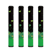 4PCS Fridge Door Handle Gloves – Anti-skid, Shamrock/Heart Design, Black/Green, Hook & Loop, Compatible with Fridge/Dishwasher/Oven