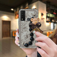 Phone Case for compatible with TCL 20 XE – Silicone Anti-knock, Skin-Friendly, Waterproof, Cute Cartoon Bear Design