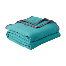 Summer Cooler Quilt for Hot Sleepers, Ice Fiber Blanket, 100140cm, Green, Lightweight All-Season Comforter – Compatible with Standard Beds