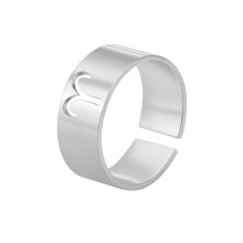 Bague constellation céleste en acier inoxydable pour femme