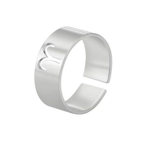 Bague constellation céleste en acier inoxydable pour femme