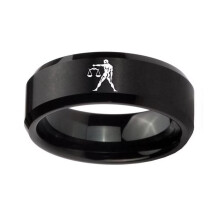 Bague constellation en acier inoxydable pour hommes et femmes, taille 7