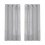 Linen Sheer Curtains Silver 52x63 in 2 Panels 1