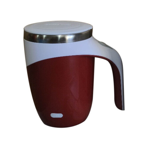 Magnetisk selvrørende krus, dobbeltvægget isolering i rustfrit stål, 14 oz.