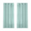 Linen Sheer Curtains Silver 52x63 in 2 Panels 1