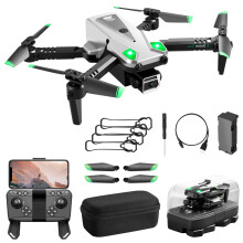 Drone with Dual 1080P HD FPV Camera, Remote Control Quadcopter with Altitude Hold, Headless Mode, and Speed Adjustment for Ages 14+