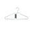 Foldable Plastic Clothes Hanger – Space-Saving, Half-Folding for Closet/Travel, Compact & Lightweight, 1pc 1