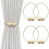 6 Pack Magnetic Curtain Tiebacks, Decorative Curtain Holdbacks for Window Décor 1
