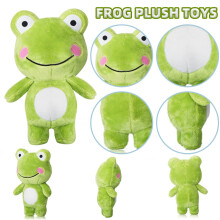 Peluche a forma di rana verde, morbido e coccoloso, perfetto come regalo per bambini: compleanno, Natale, Giorno del Ringraziamento, San Valentino,