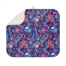 Colorful boho floral dish drying mat 16x18 Inch made from thick microfiber, washable and reusable, designed to brighten up kitchen spaces