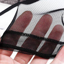 Dehnbarer Nylon-Käfigabdeckung für Vögel, Netzhülle Schutz für Papageien, Mesh-Netz, Gehäuseschutz 20x20x30cm