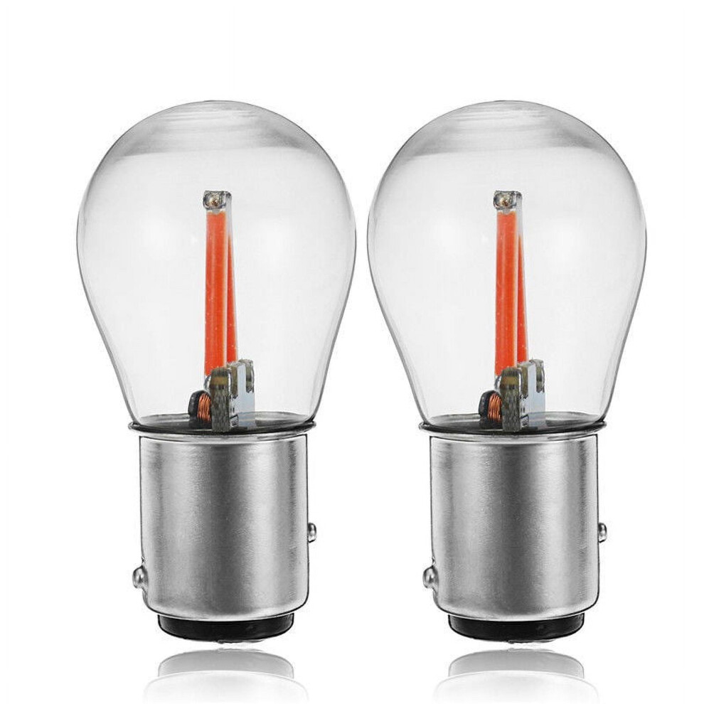 1157 Bay15d Led Bulbs W/ Beam Angle For Reverse Turn Brake & More Red 9489952902272