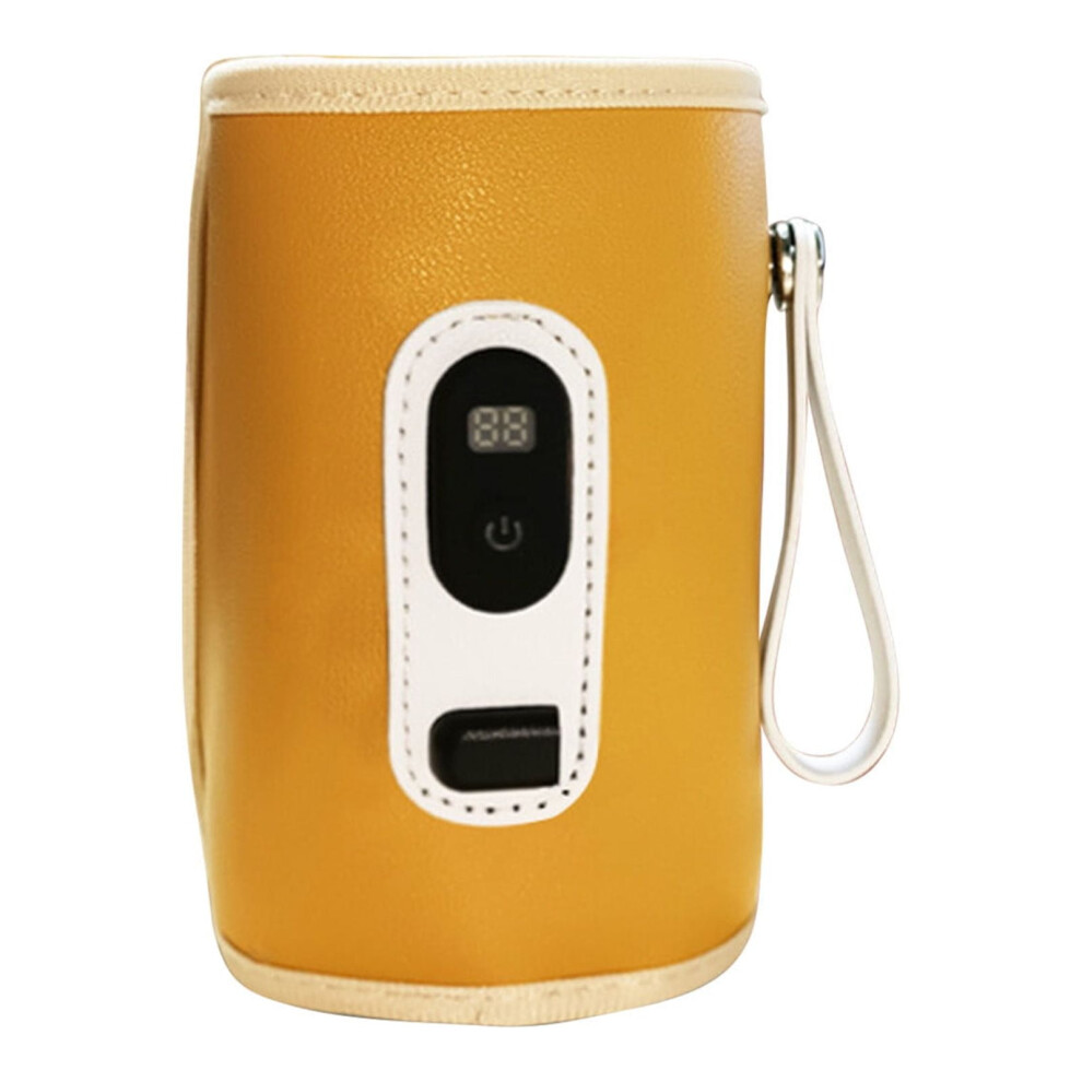 Universal Baby Bottle Insulation Cover, Portable Milk Warmer with Temp Control, USB 5V/2A, Fiber Cloth – Compatible with All Standard Bottles