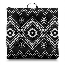 Dutch Velvet Square Cushion 22 Inch for Meditation, Yoga Practice and Cozy Home Decor
