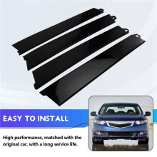 4pcs Front+Rear Door Window Exterior Trim Panels for Accord 09-14 72930-TP5-003ZA 72430TP5003ZA 72470-TP5-003ZA
