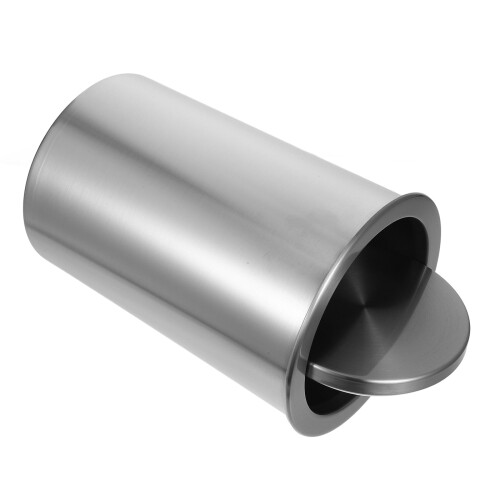 Embedded Trash Bin Stainless Steel 1Set 11.4X8.1X8.1In