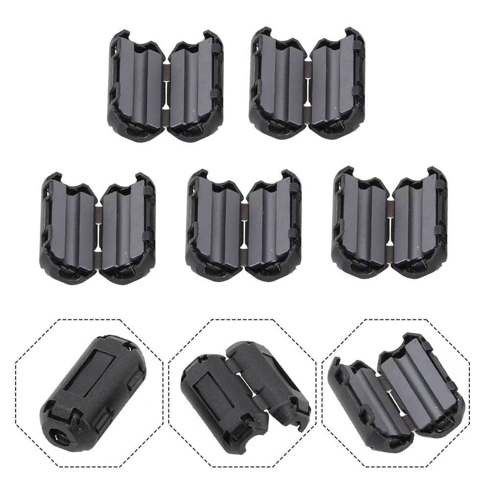 5X3.5/5/7/9/13Mm Toroidal Core Ferrite Bead Clip Choke E&Mi Rfi Noise Filter Clip Choke Noise Filter For Usb Firewire Phone 9489952904047