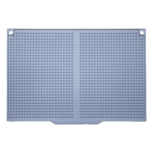 Large Silicone Dish Drying Mat With Drainage Lip For Easy Cleanup 45X31Cm