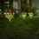 Αδιάβροχη ηλιακή λάμπα κήπου LED Snow Lotus για εξωτερική αυλή, γκαζόν, γάμο – Συμβατή 1