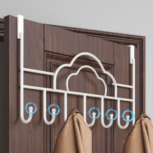 Crochets de porte sans perçage à moins de 5 $, crochets métalliques compatibles avec la chambre, le placard, l'entrée et la salle de bain.
