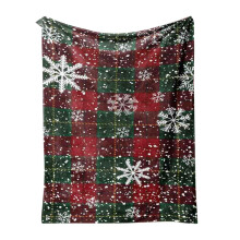 Weihnachts-Winterdecke mit Schneeflockenmuster, ultraweiche, warme Weihnachtsdecke, weiche Decke mit Weihnachtsmotiven für Schlafzimmer, Couch und