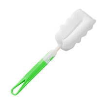 1 Flaschenbürsten-Set, Flaschenreinigungsbürste mit langem Schwamm, Babyflaschen-Reinigungsbürste, Saugerbürste