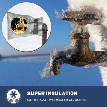 Outdoor Faucet Cover Reusable Insulated Winter Protection