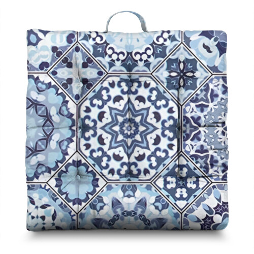 Μαξιλάρι δαπέδου Boho για διαλογισμό 22x22", ολλανδικό βελούδινο μαξιλάρι δαπέδου για