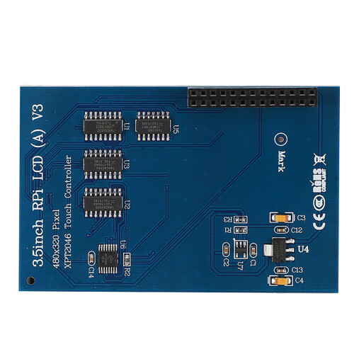 IPS LCD Touchscreen For Raspberry Pi4B3B Series High Resolution480X320SPI LCD Interface With Stylus Support FBCP Software Driver Compatible 2